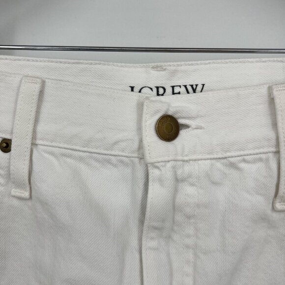 Relaxed denim short in white raw hem woman's size 31 new with tag - Picture 3 of 15